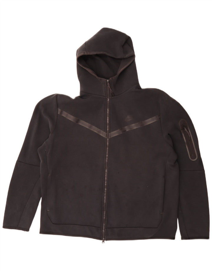 Pulover Nike pentru bărbați, cu fermoar, XL, negru