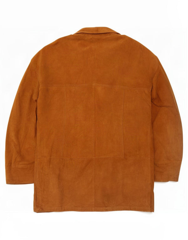 Jachetă de piele pentru bărbați Scout UK 44 2XL Bej