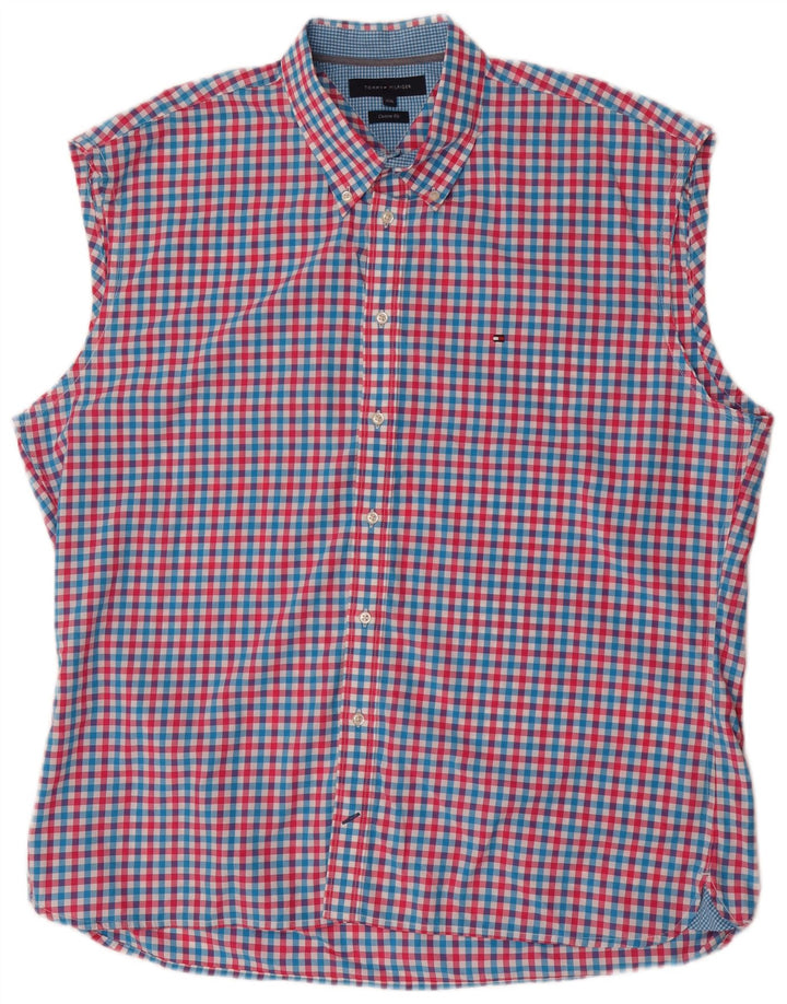 Cămașă personalizată fără mâneci Tommy Hilfiger pentru bărbați, 2XL, multicoloră