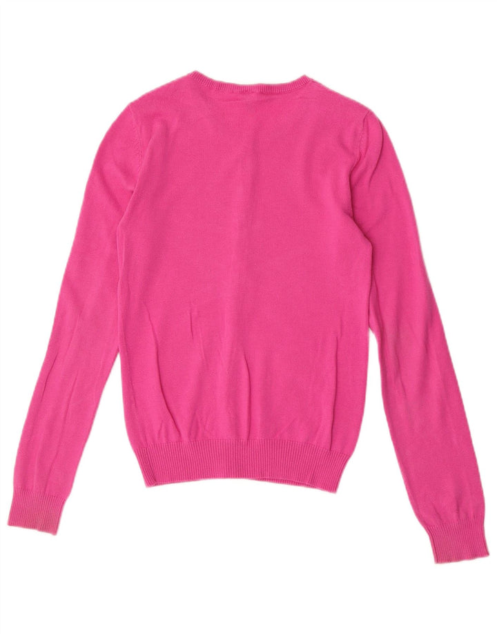 Pulover cardigan pentru femei Benetton UK 8 Small Pink