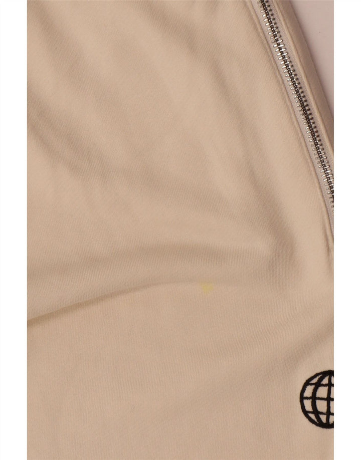 Pantaloni de trening pentru bărbați Zara Pantaloni de jogging Bumbac alb mediu mediu