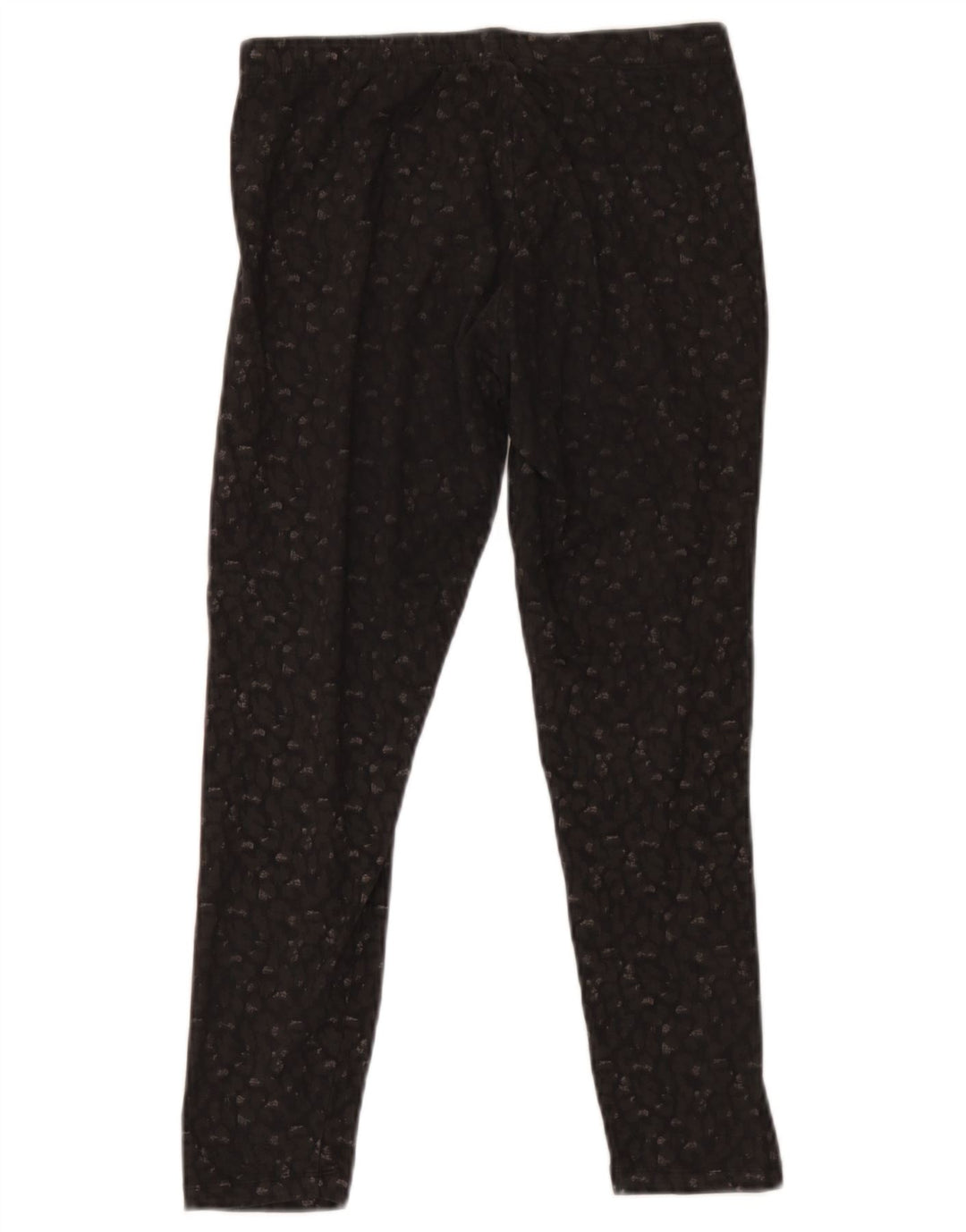 Leggings crop pentru femei Fat Face UK 12 Medium Black Spotted Bumbac