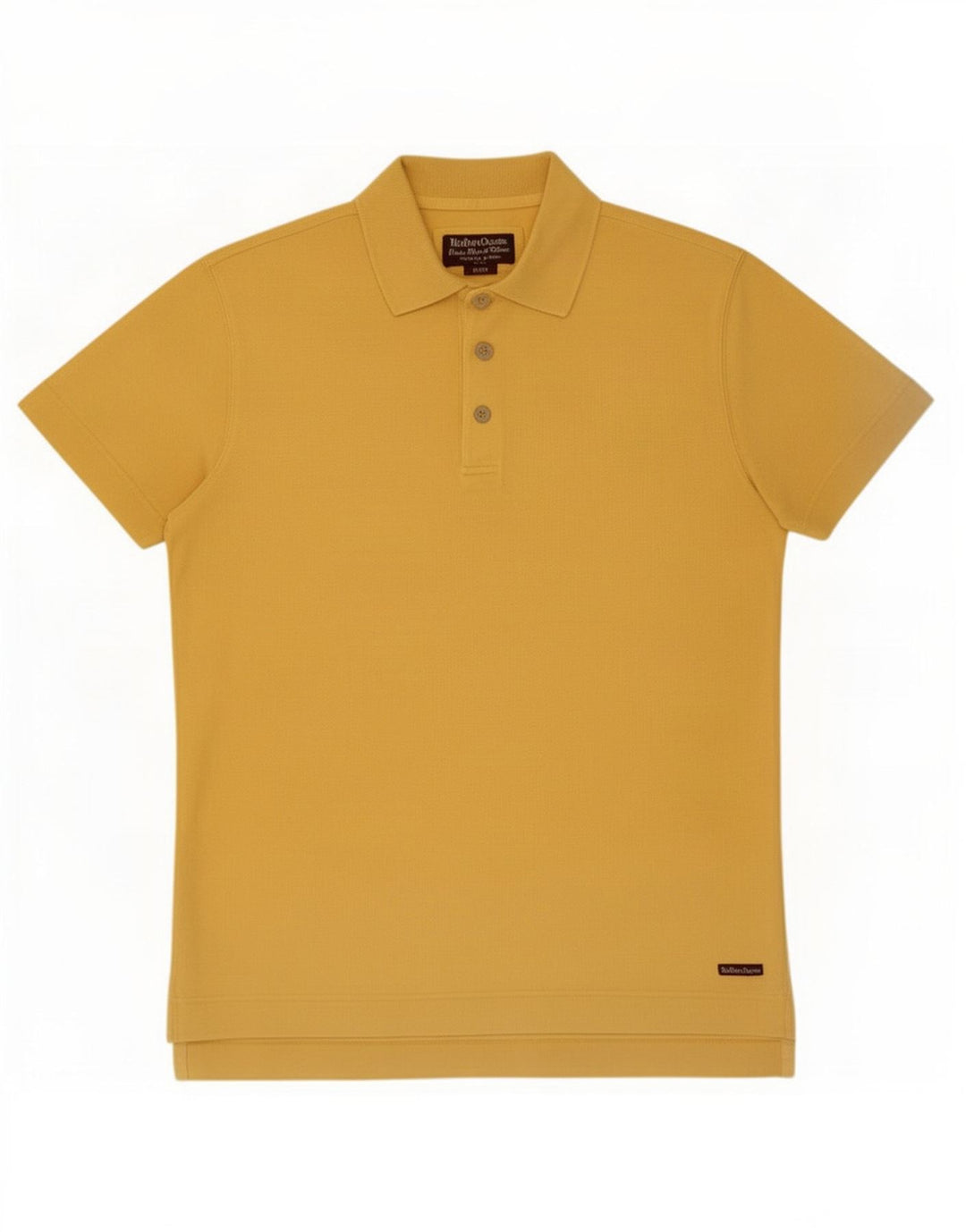 Tricou polo Marlboro Classics pentru bărbați, bumbac galben mare