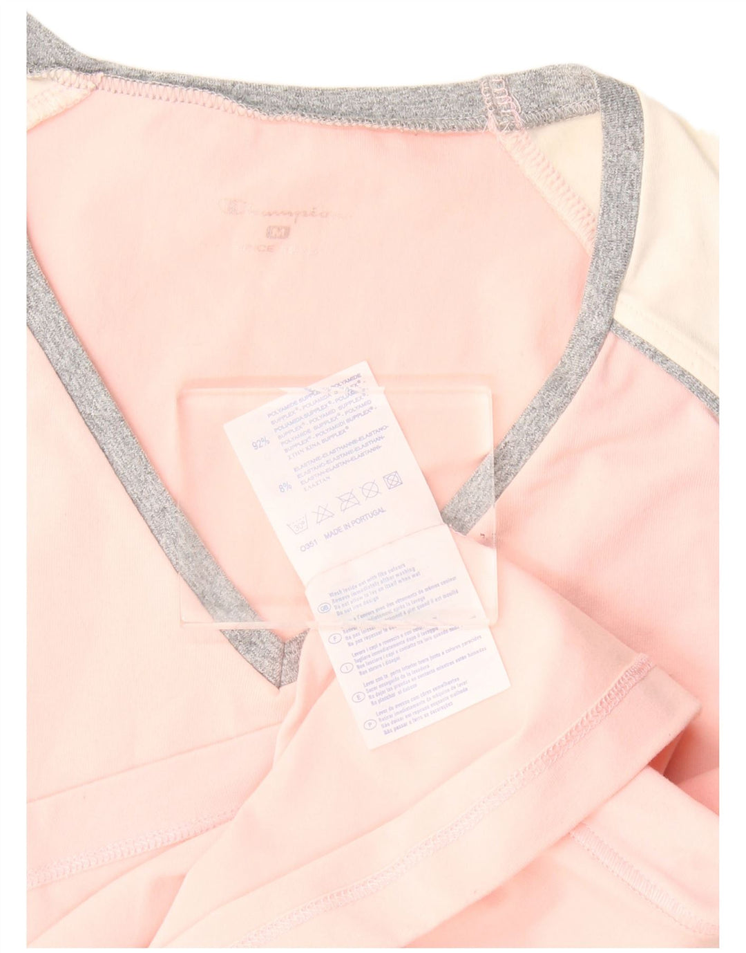 Vest Vest Top pentru femei Champion UK 12 Medium Pink Colorblock Poliamidă