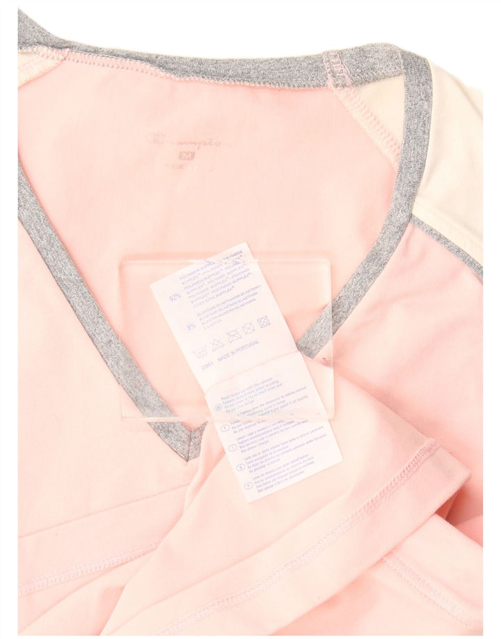 Vest Vest Top pentru femei Champion UK 12 Medium Pink Colorblock Poliamidă