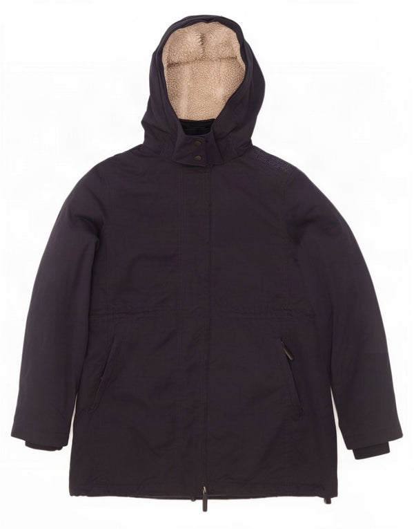 Jachetă parka cu glugă înaltă Superdry pentru bărbați UK 42 XL poliester bleumarin