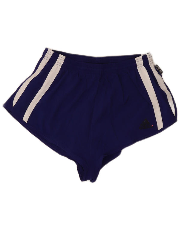 Pantaloni scurți sport Climalite Adidas pentru femei UK 12 Medium Purple Colorblock