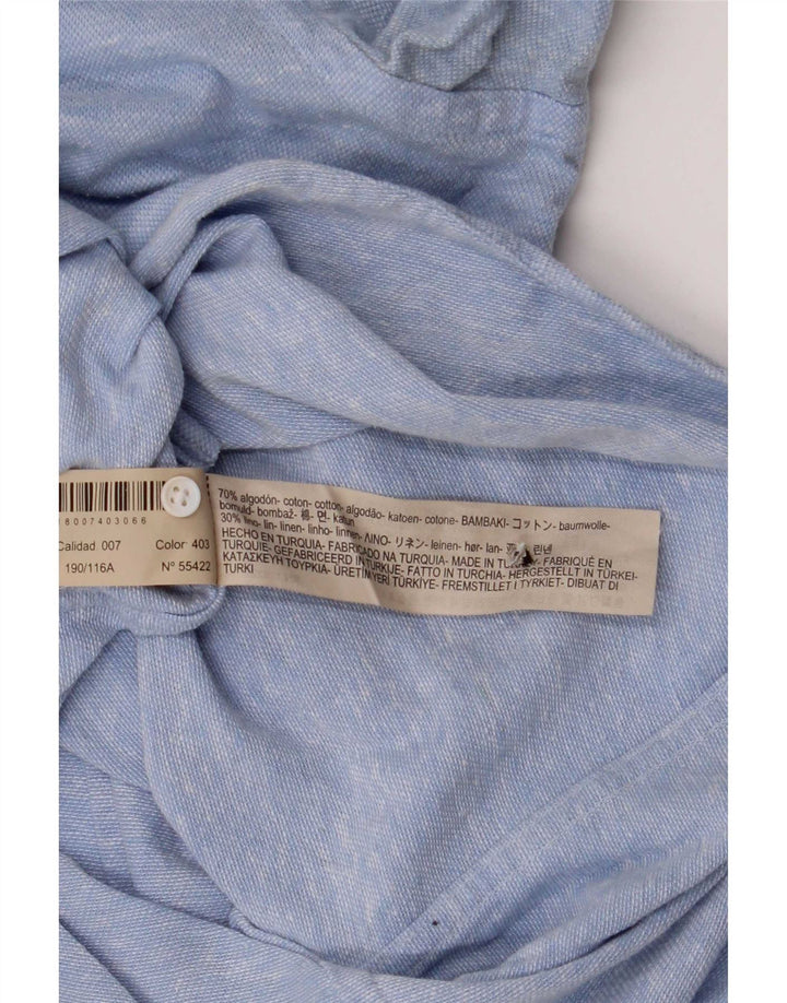 Cămașă Massimo Dutti pentru bărbați 2XL, bumbac albastru