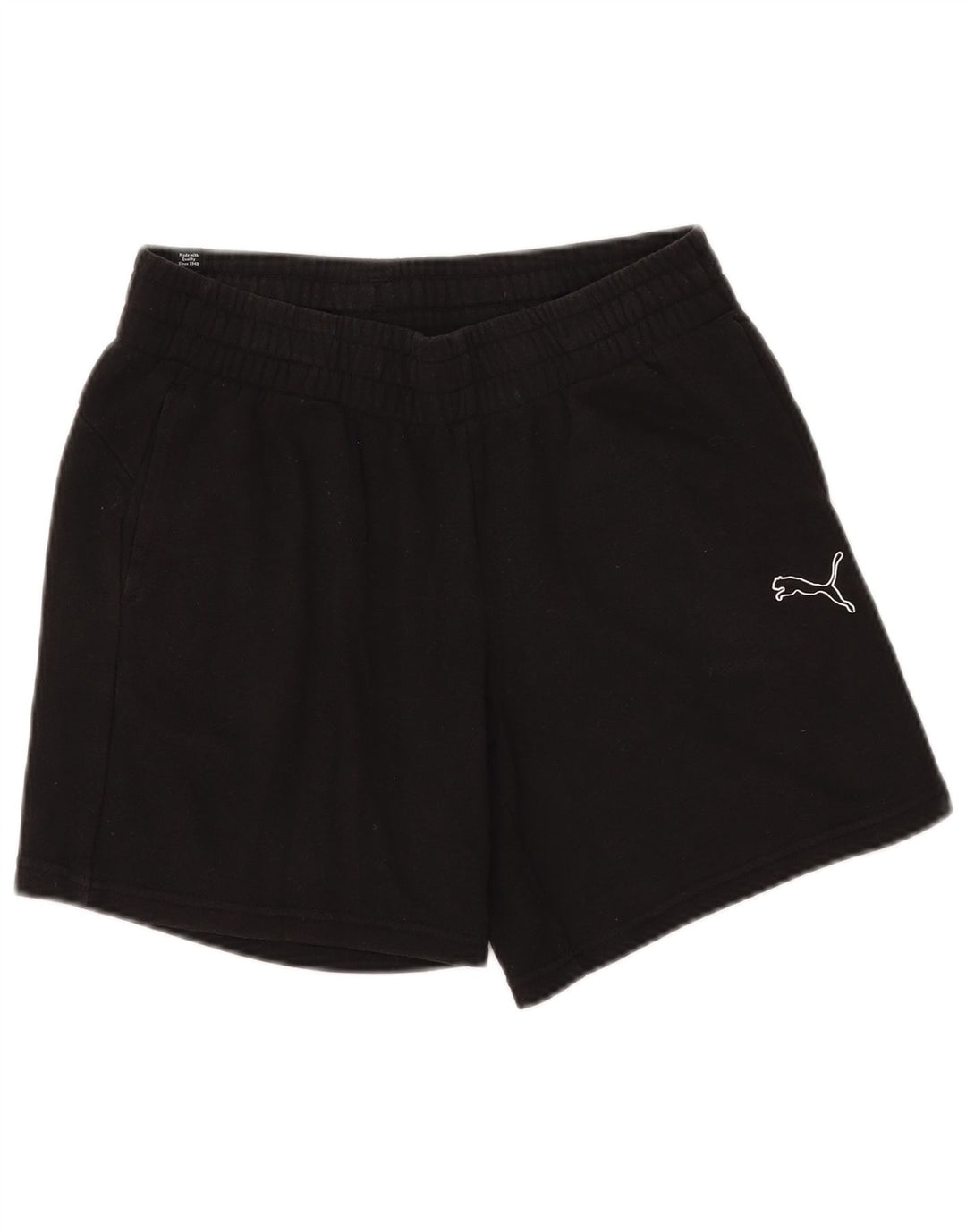 Pantaloni scurți sport Puma pentru bărbați, bumbac mediu negru