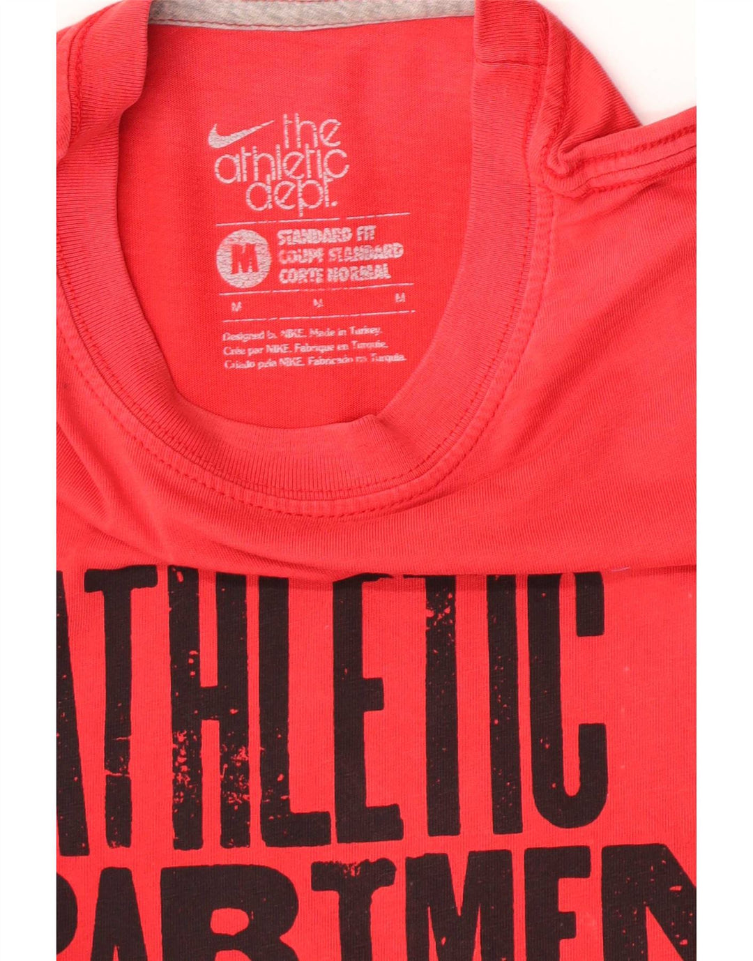 Tricou grafic Nike pentru bărbați, cu croiala standard, Top Medium Red