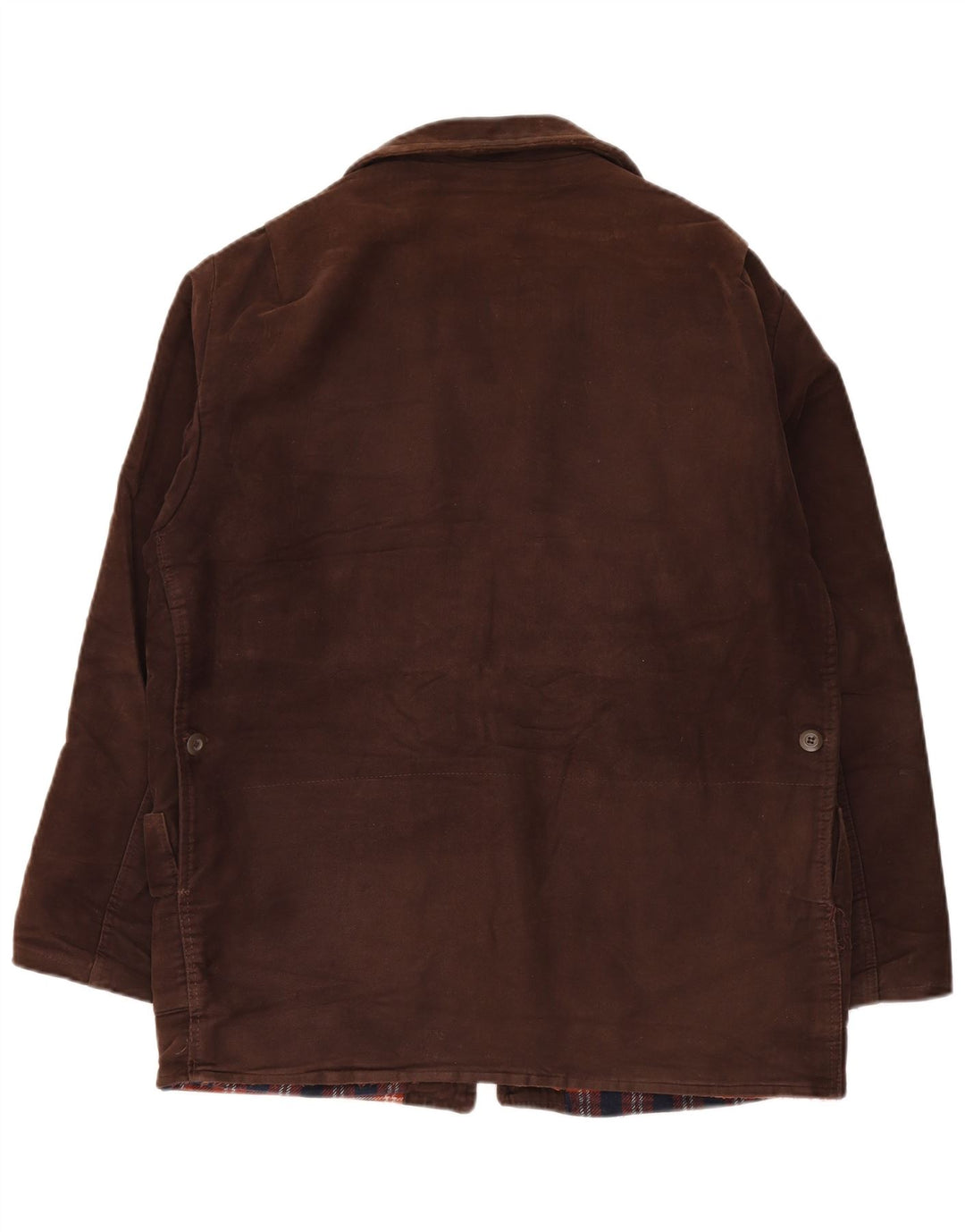 Jachetă vintage pentru bărbați IT 54 2XL maro, bumbac color bloc