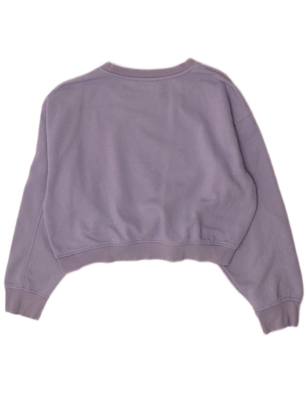 Pulover pentru femeie Zara Crop Pulover UK 16 mare, mov, bumbac