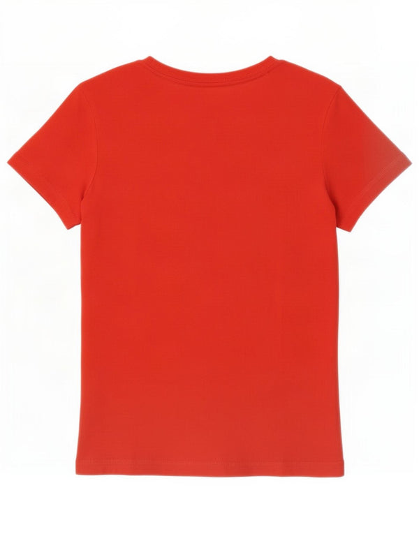 Tricou grafic Adidas pentru femei Top UK 8 Small Red Bumbac
