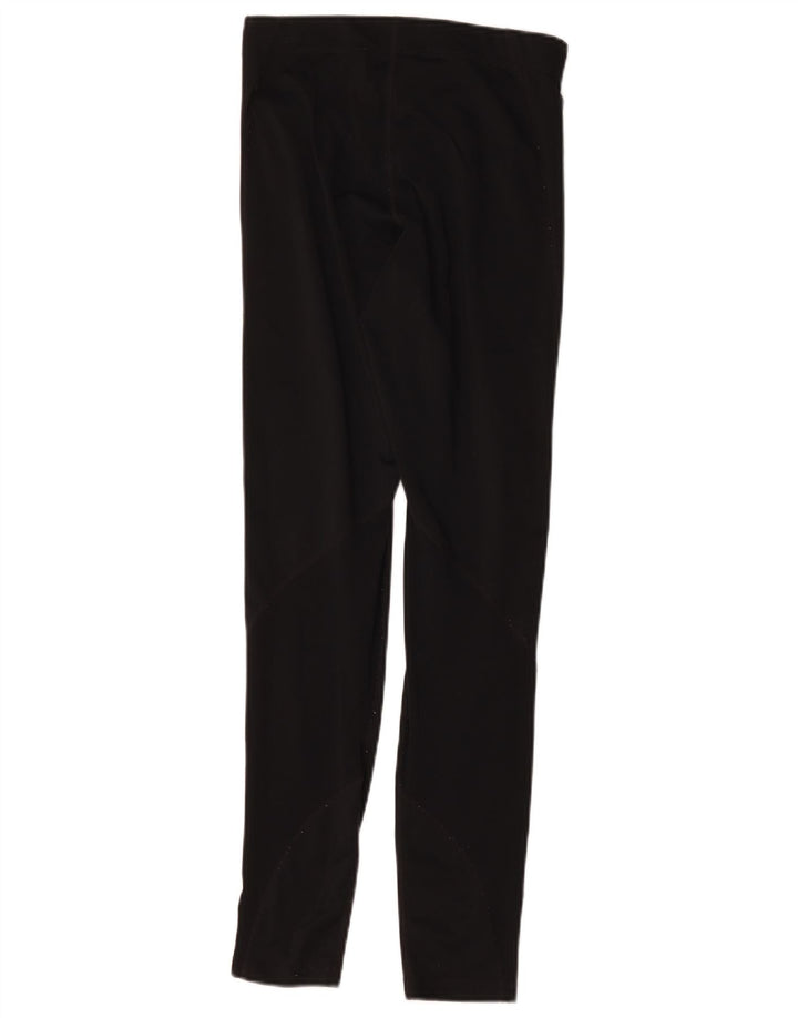 Leggings grafic Nike pentru femei UK 12, bumbac mediu negru