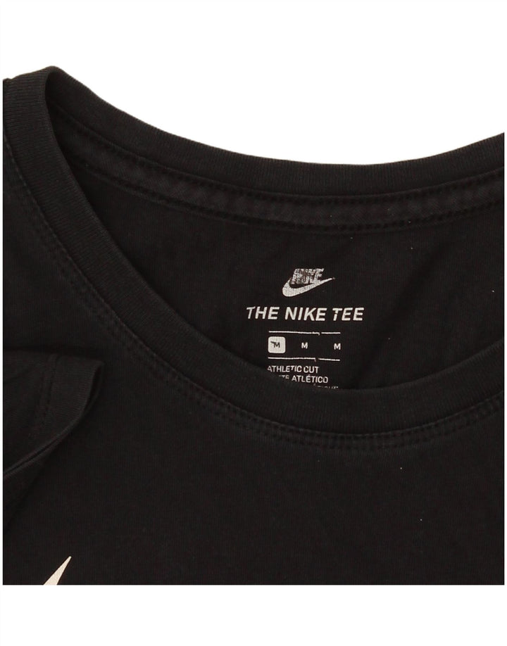 Tricou grafic Nike Womens Athletic Cut Top UK 14 Medium Negru