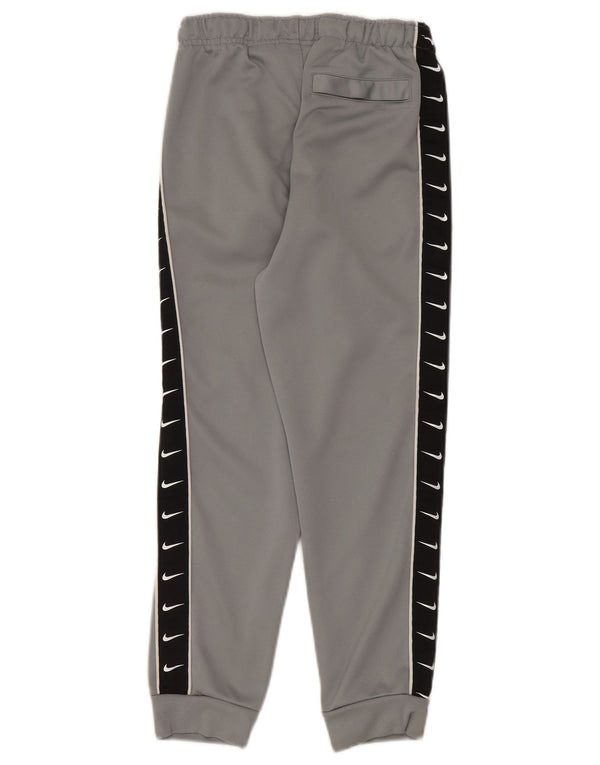 Nike Boys Graphic Tracksuit Trousers Joggers 12-13 Years Large Grey