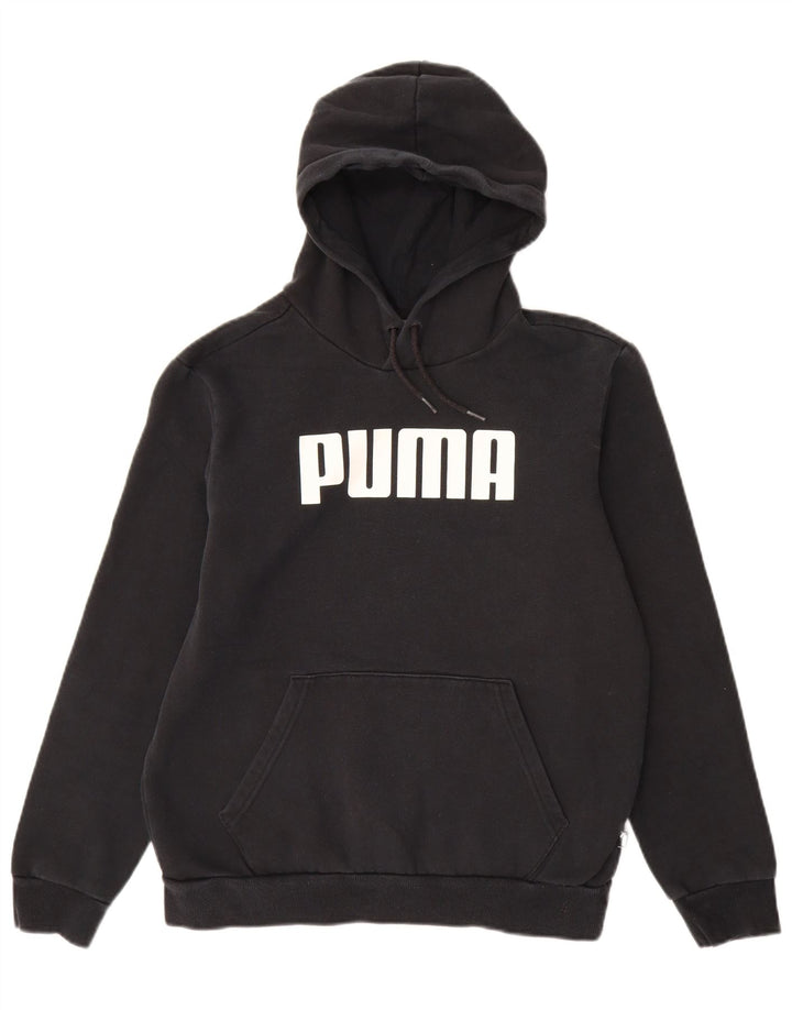 Pulover pentru bărbați PUMA Graphic Hoodie Jumper mic, negru, bumbac