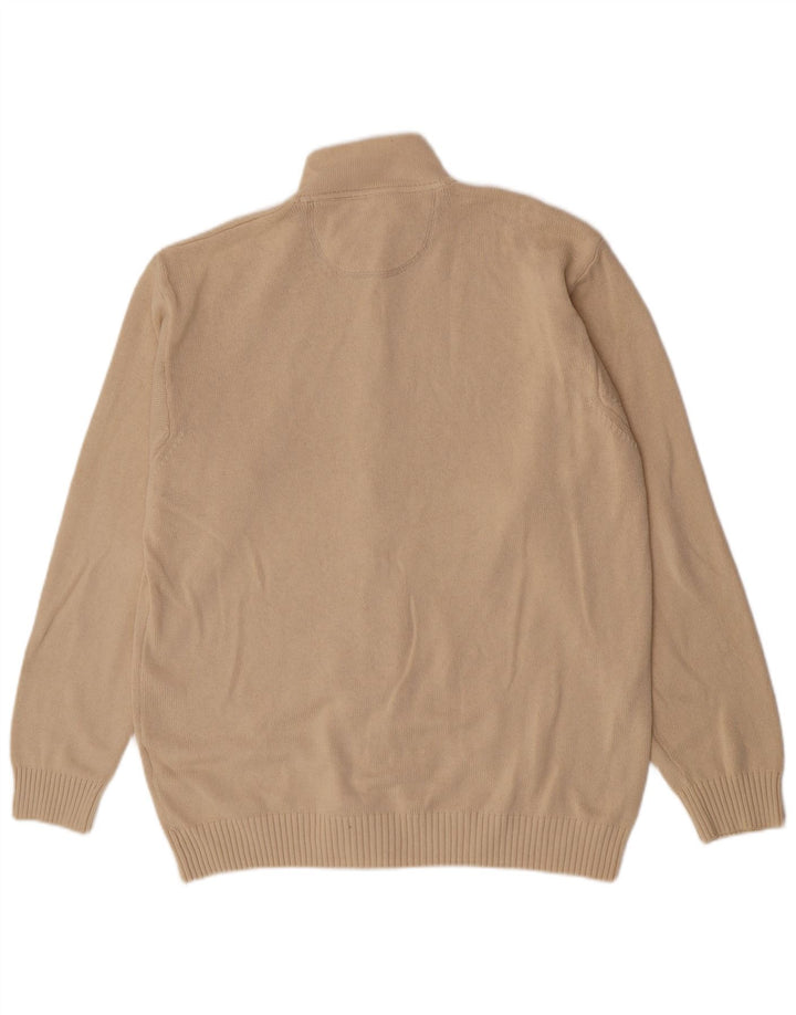 Pulover cardigan pentru bărbați Gant, bumbac bej 2XL