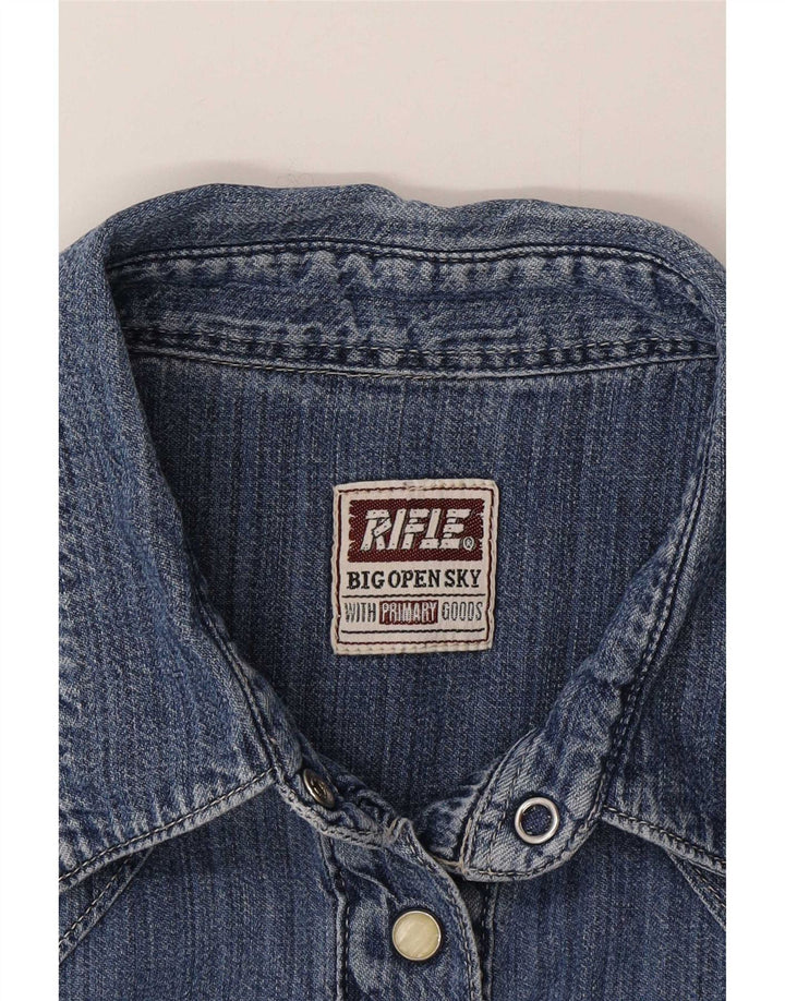 Cămașă de blugi pentru femei Rifle UK 16 Large Blue