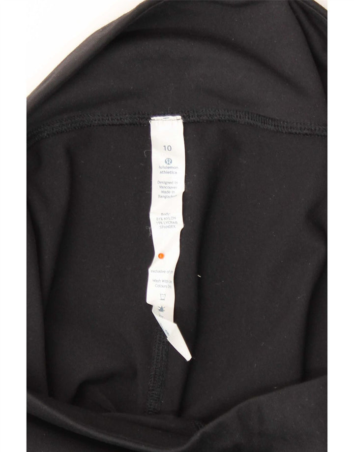 Leggings pentru femei Lululemon US 10, mare, negru, nailon