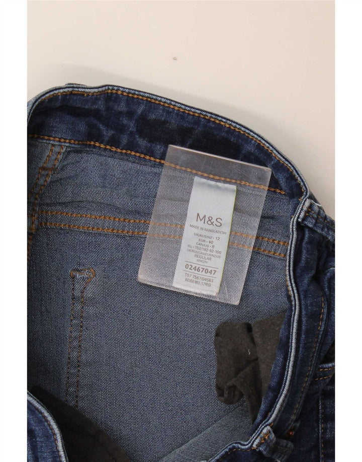 Marks & Spencer Blugi pentru femei Rose Bootcut UK 12 Medium W32 L29 Bumbac albastru
