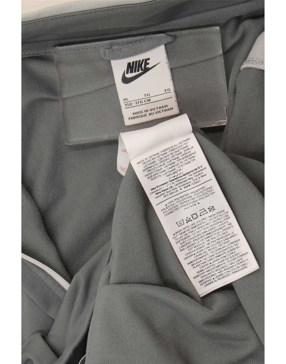 Jachetă de trening pentru băieți Nike 13-14 ani XL poliester gri
