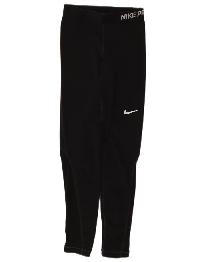 Leggings grafic Nike pentru femei UK 4 XS Negru