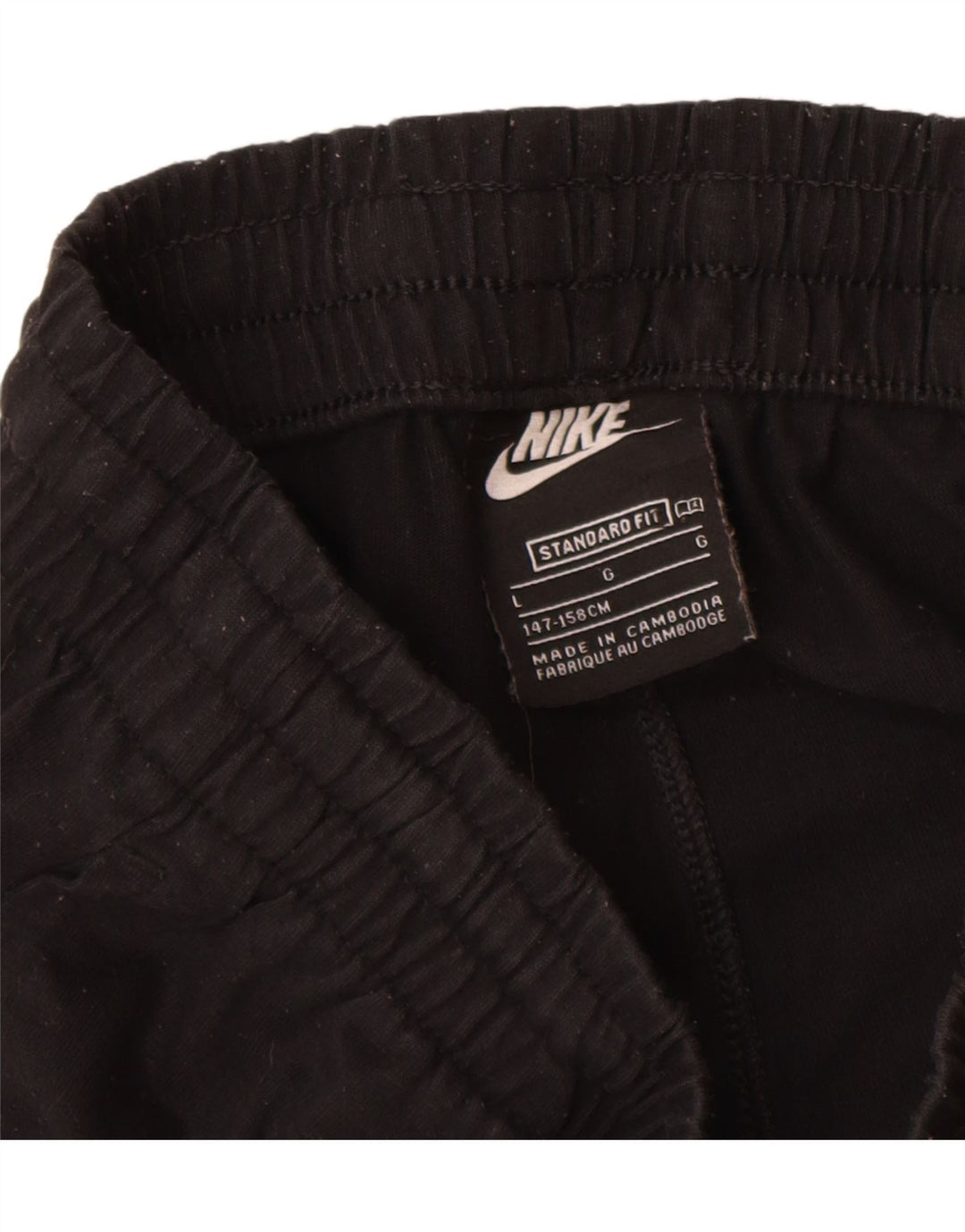 Pantaloni scurți sport Nike pentru băieți, cu ajustare standard, 12-13 ani, mari, negru, poliester
