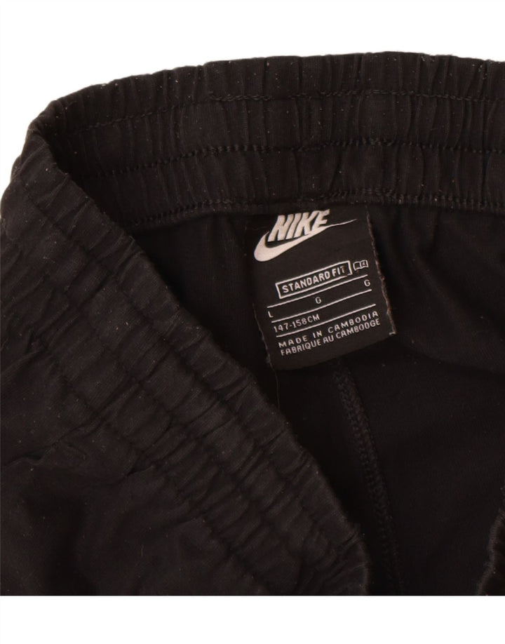 Pantaloni scurți sport Nike pentru băieți, cu ajustare standard, 12-13 ani, mari, negru, poliester