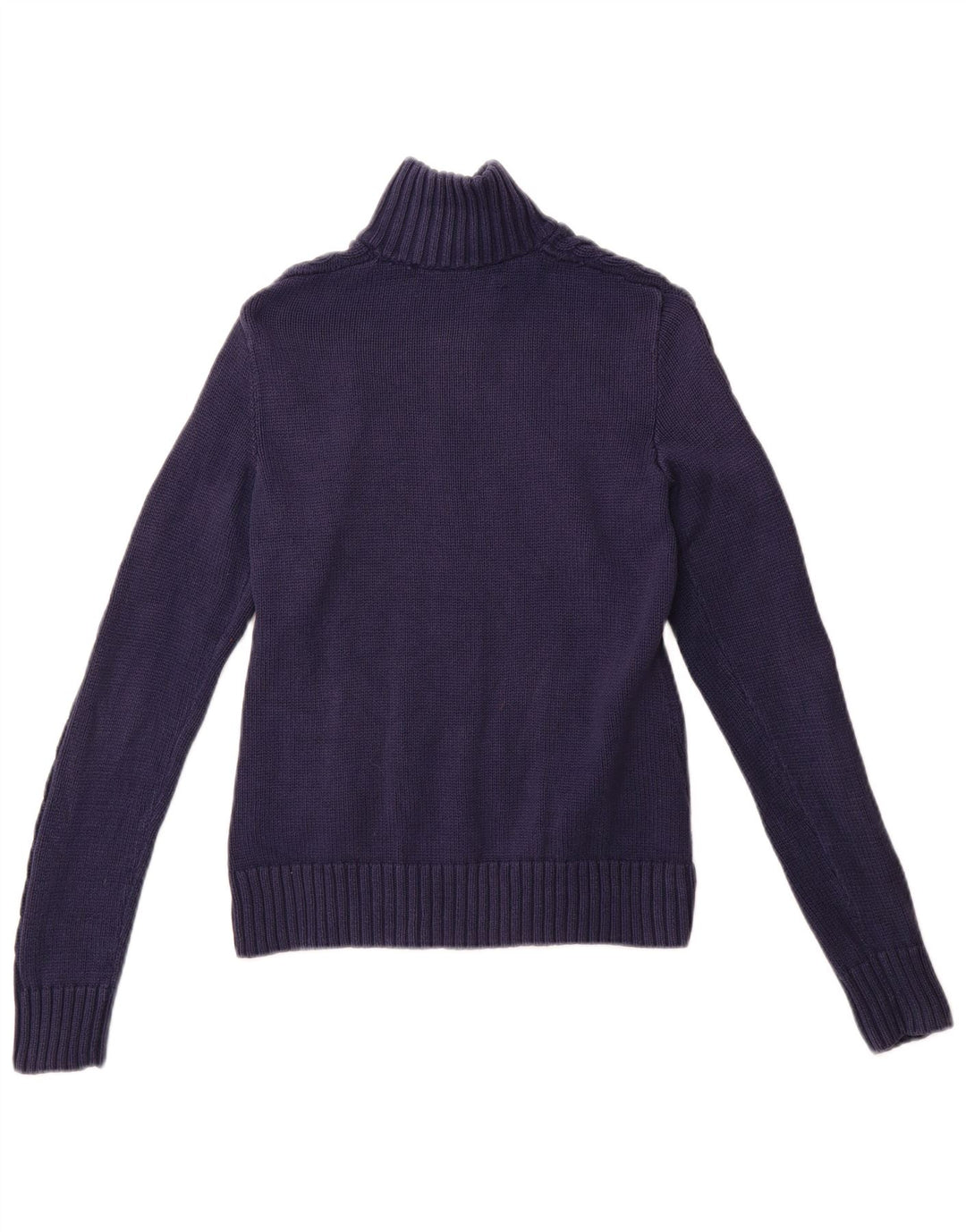 Pulover cardigan pentru femei RALPH LAUREN UK 12 mediu, bleumarin, bumbac