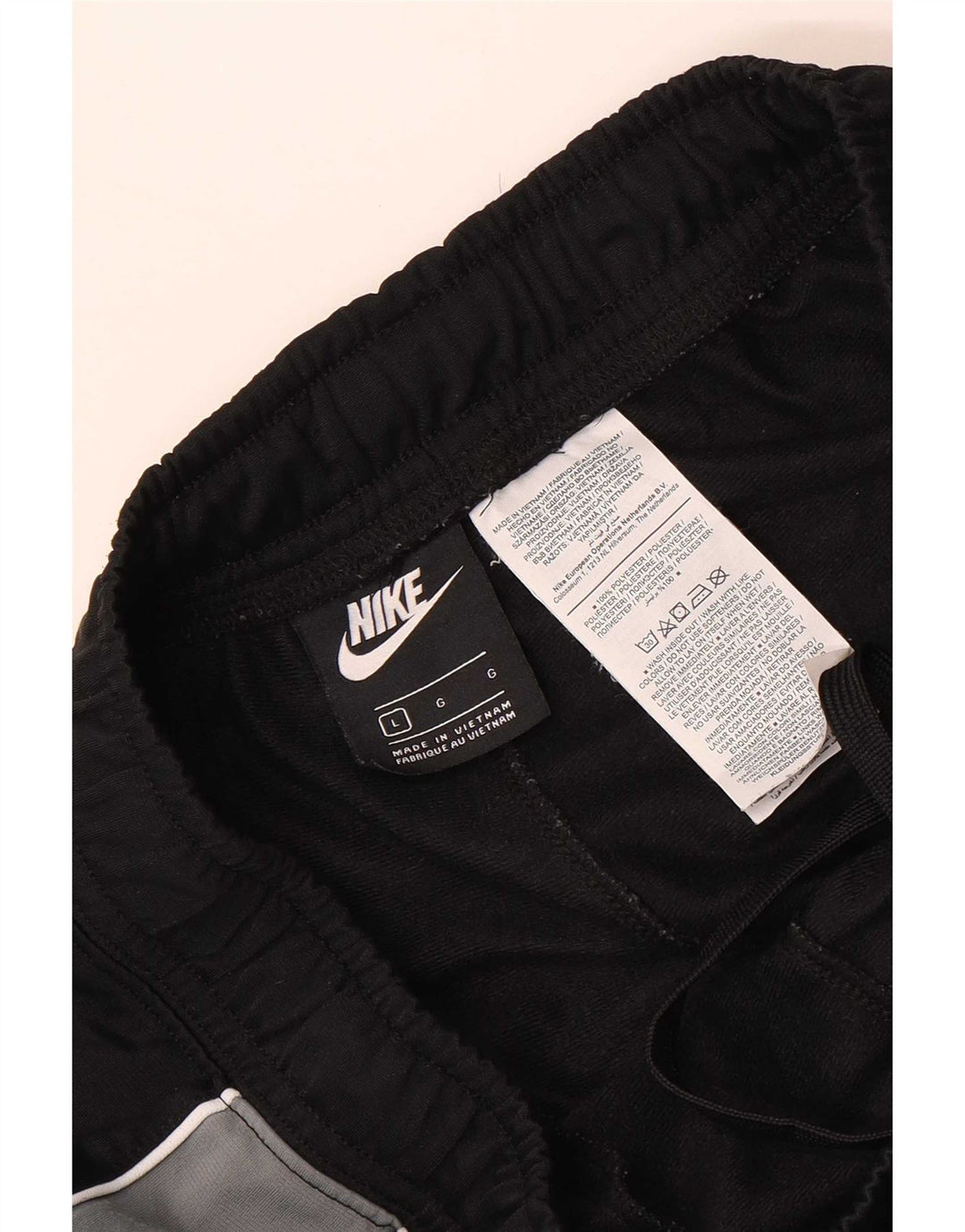 Pantaloni de trening Nike pentru bărbați Joggeri mari, negru, poliester color bloc