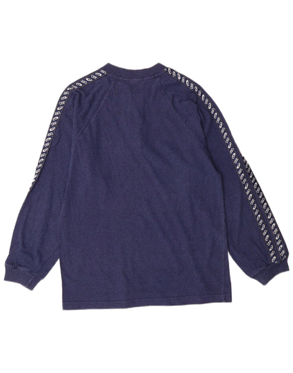 Asics Top pentru bărbați cu mânecă lungă, mediu, bleumarin, bumbac