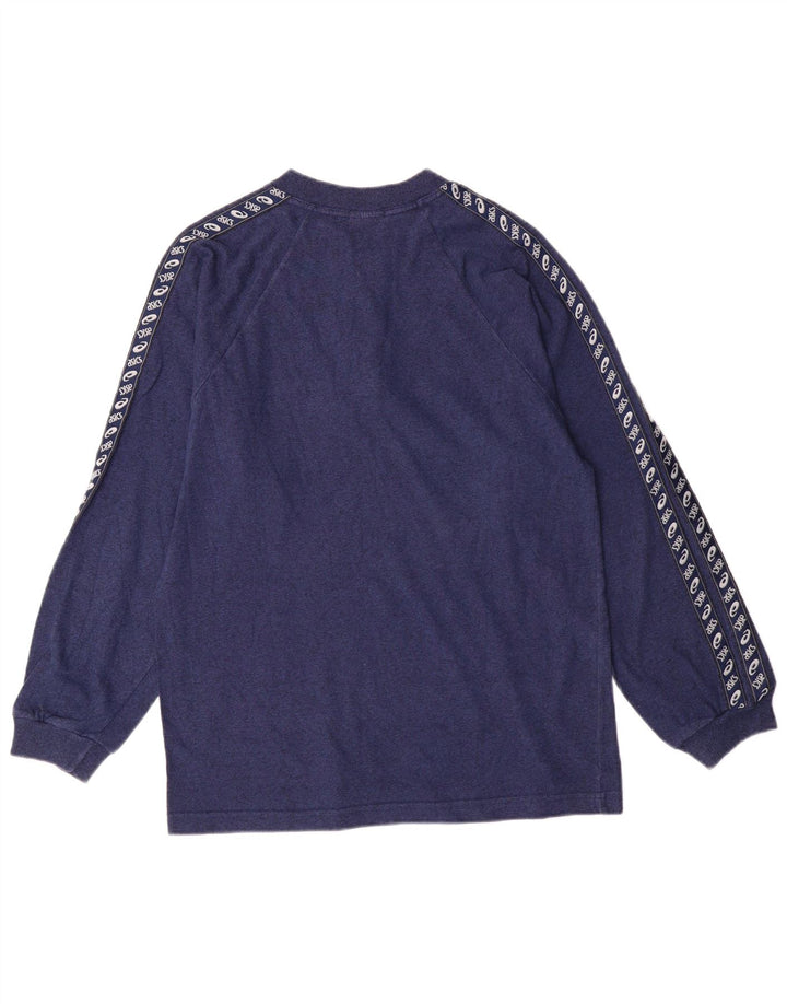 Asics Top pentru bărbați cu mânecă lungă, mediu, bleumarin, bumbac