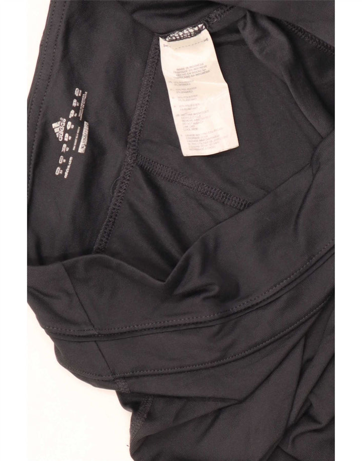 Leggings Climalite Adidas pentru femei UK 14 Medium Gri Poliester