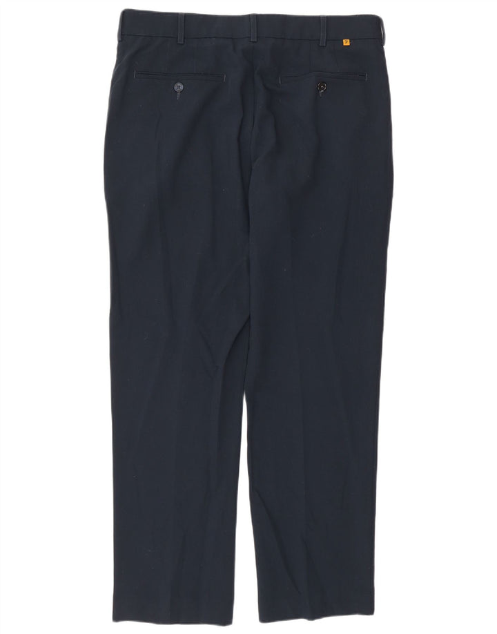 Farah Pantaloni casual drepti pentru bărbați L34 L29 Poliester bleumarin