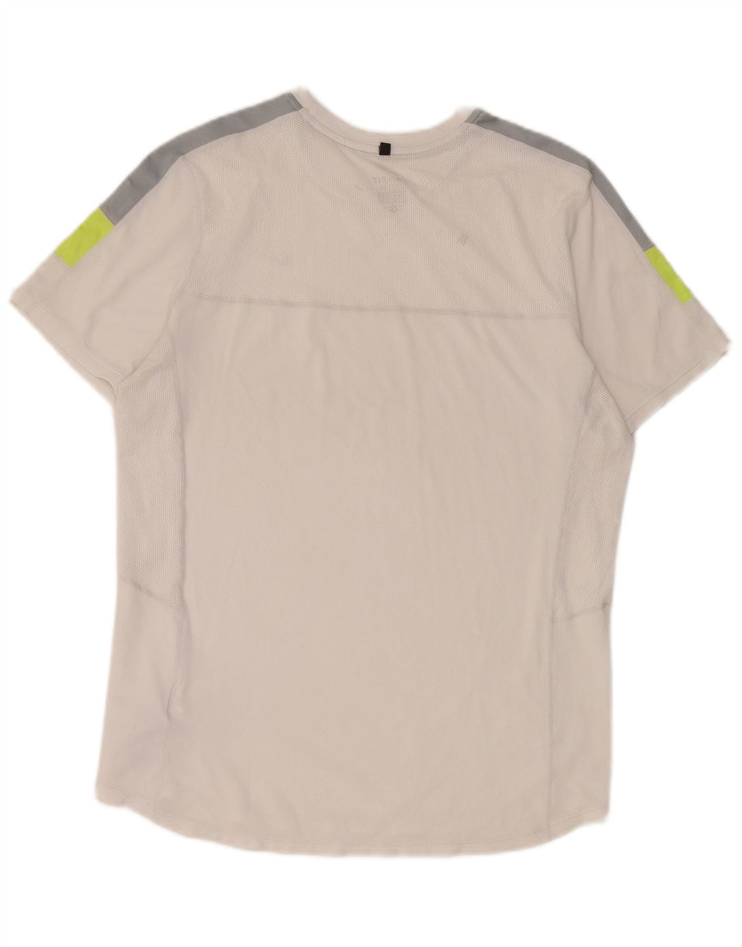 Tricou Nike Dri Fit pentru bărbați Top Mediu Alb Poliester Colorblock