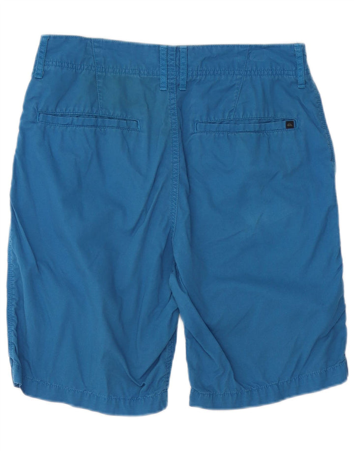 Pantaloni scurți chino QUIKSILVER pentru bărbați W30, bumbac albastru mediu
