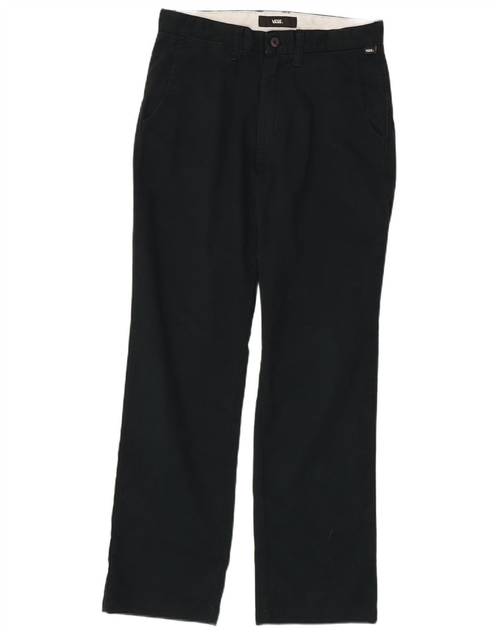 Pantaloni chino drepti pentru bărbați Vans W28 L30 poliester negru