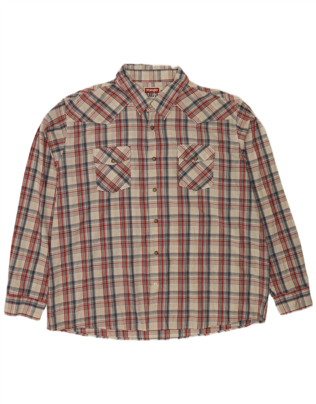 Cămașă pentru bărbați Wrangler 3XL, bumbac cu carouri multicolore