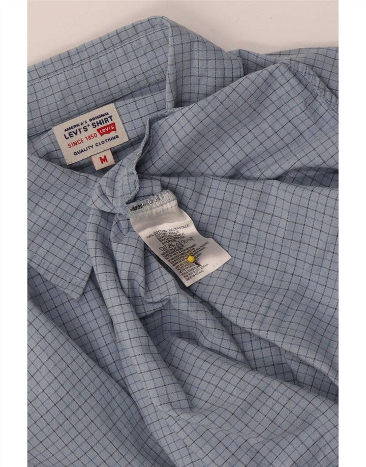 Cămașă pentru bărbați Levi's, bumbac cu carouri albastru mediu