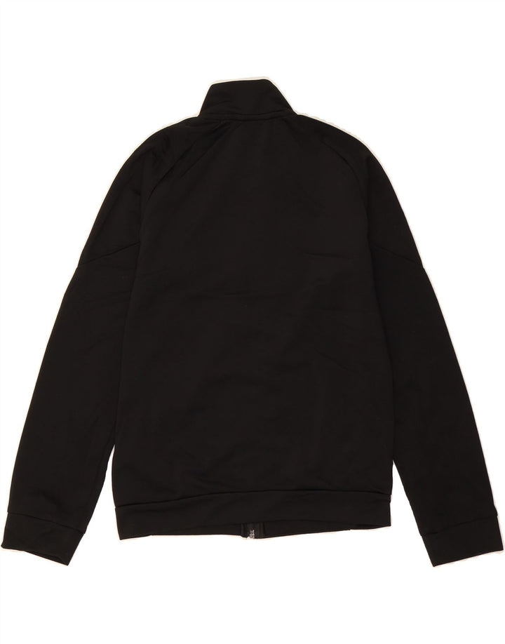 PUMA Boys Graphic Tracksuit Top Jacket 11-12 Years Black Polyester Vintage Puma and Second-Hand Puma from Messina Hembry 