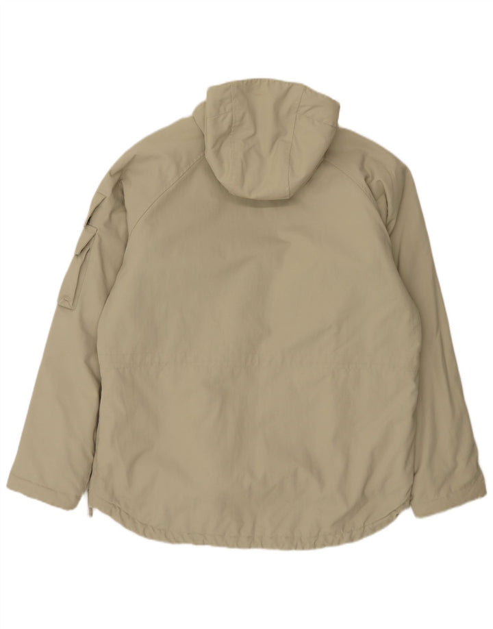 Jachetă Anorak cu glugă pentru bărbați Woolrich UK 38 Medium Khaki Colorblock