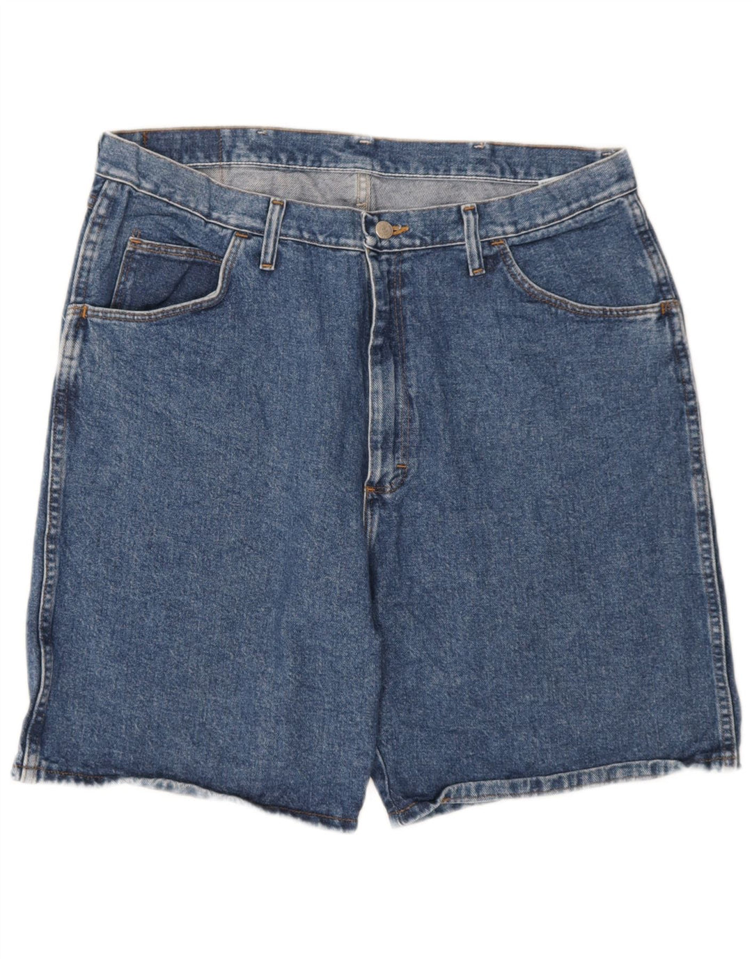 Pantaloni scurți din blugi pentru bărbați Wrangler W38 XL, bumbac albastru