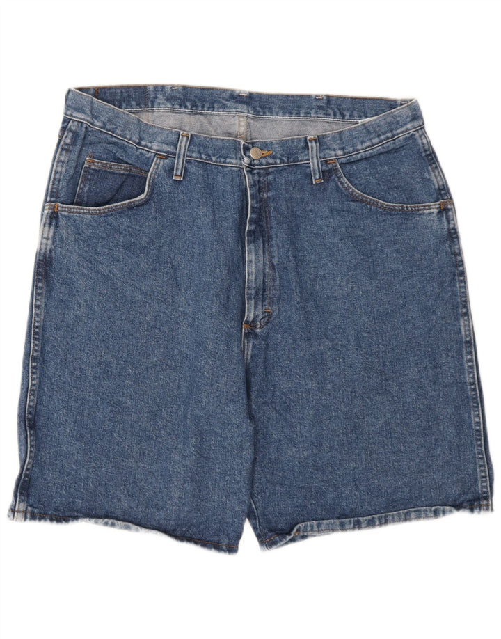 Pantaloni scurți din blugi pentru bărbați Wrangler W38 XL, bumbac albastru