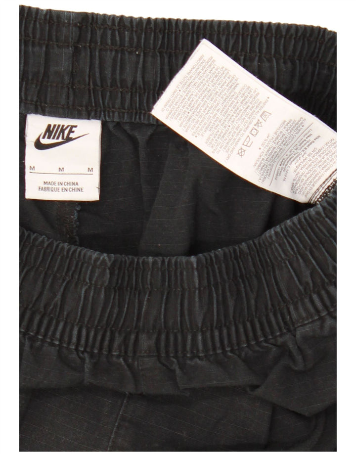 Pantaloni scurți cargo Nike pentru bărbați, mediu W30, bumbac negru
