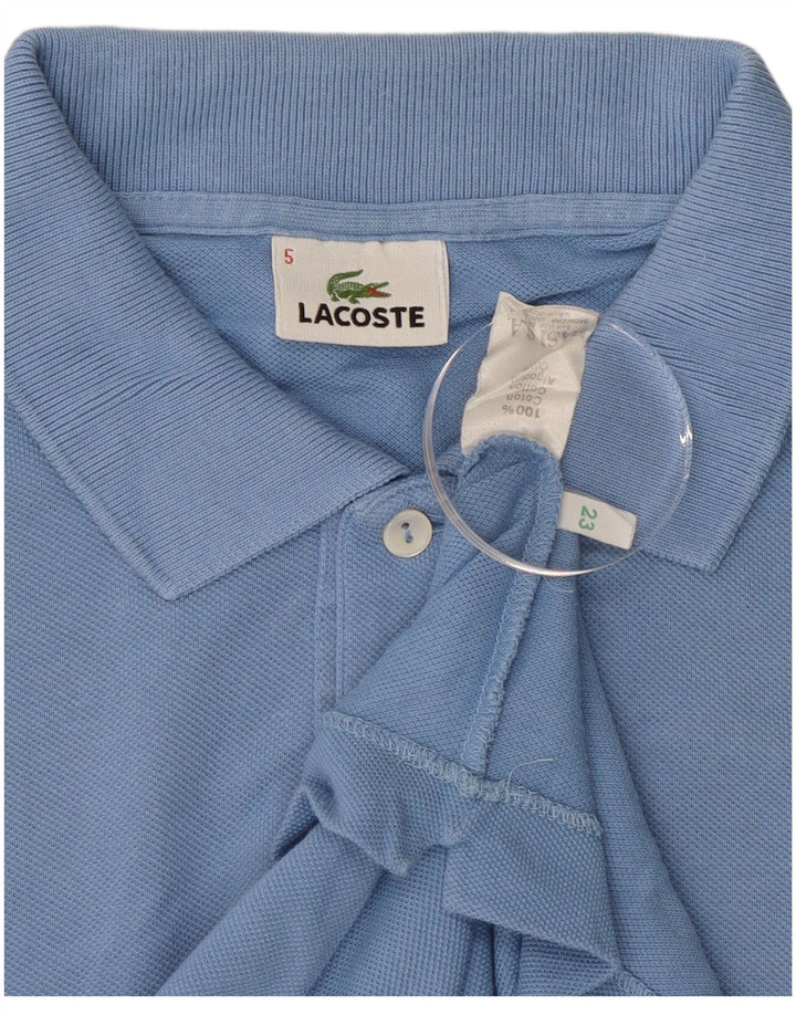 Tricou polo Lacoste pentru bărbați mărimea 5 mare, albastru, bumbac