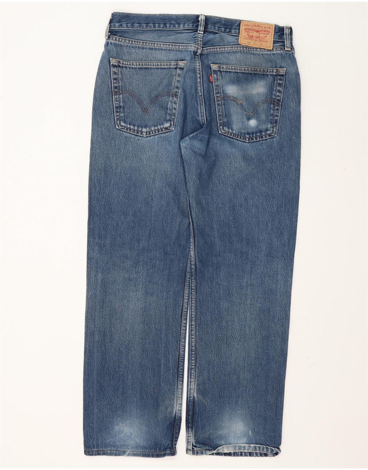 Blugi drepti pentru bărbați Levi's 582 W34 L30 Bumbac albastru