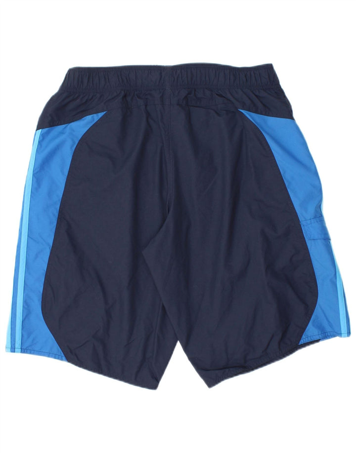 Pantaloni scurți de înot ADIDAS pentru bărbați, medii, albastru, poliamidă color bloc