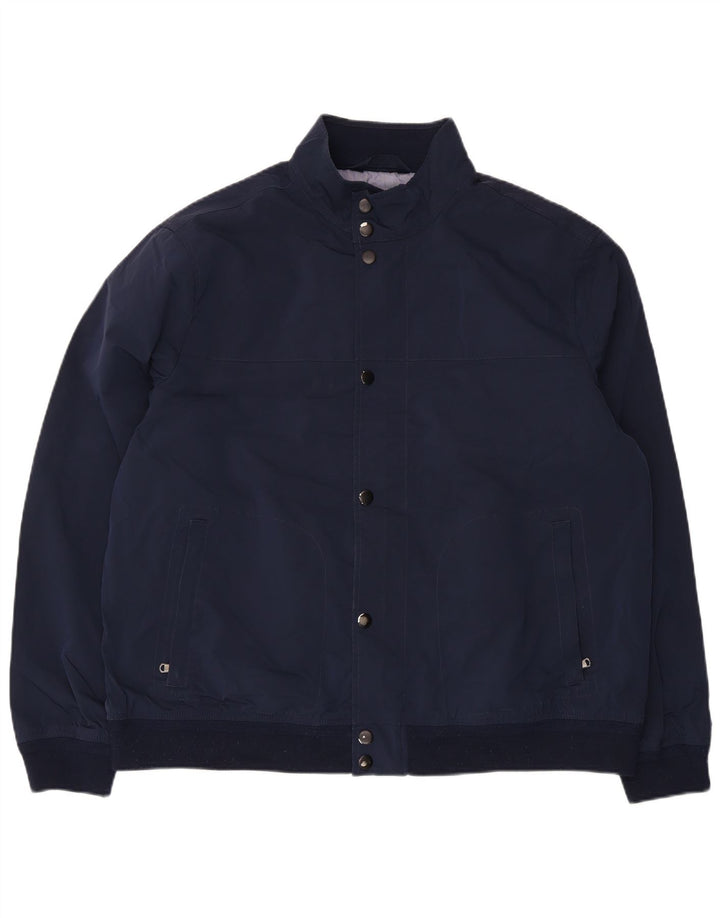 Geacă bomber pentru bărbați Marks & Spencer UK 44 2XL poliester bleumarin