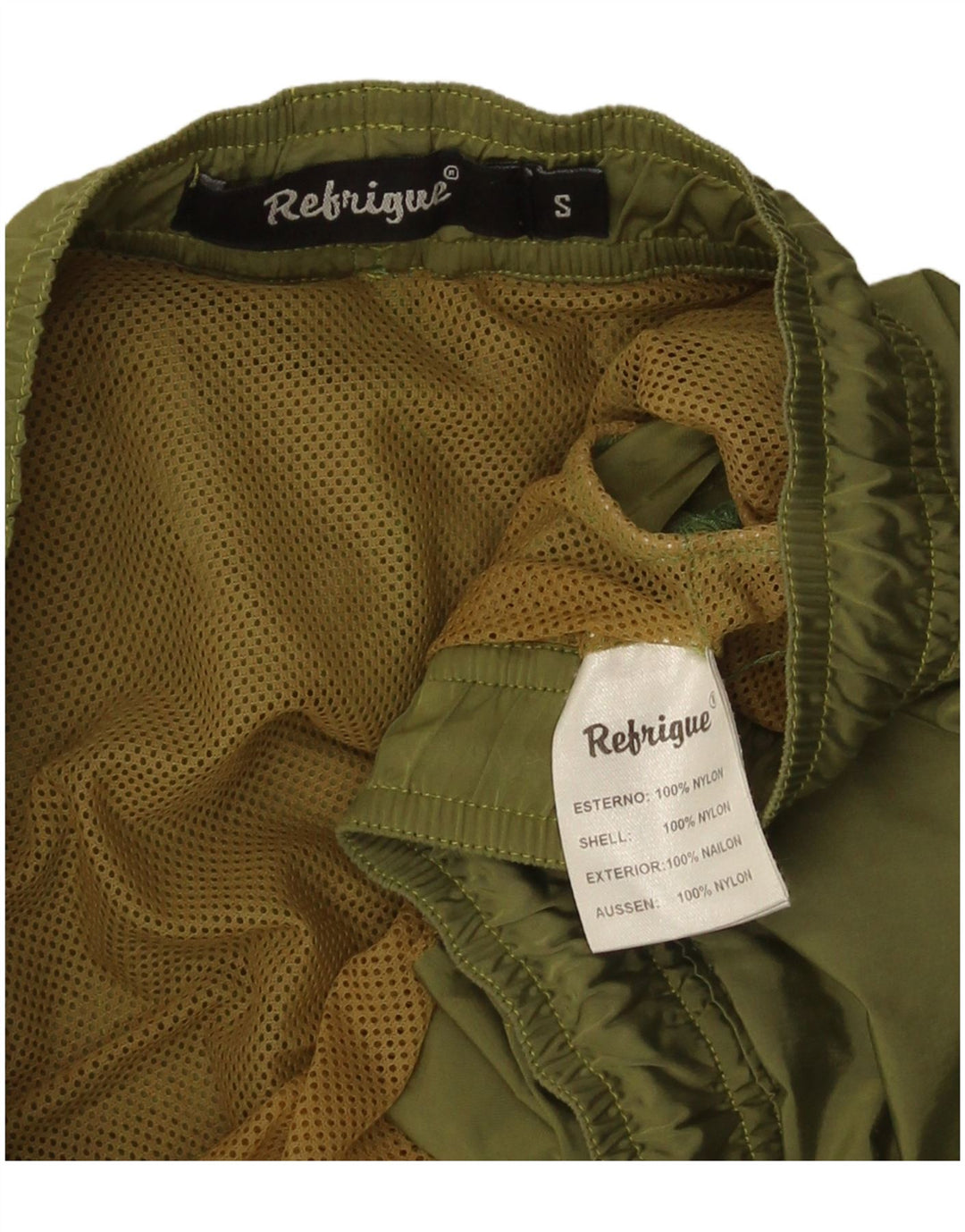 Pantaloni scurți de înot pentru bărbați Refrigue, nailon verde mic